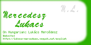 mercedesz lukacs business card