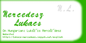 mercedesz lukacs business card